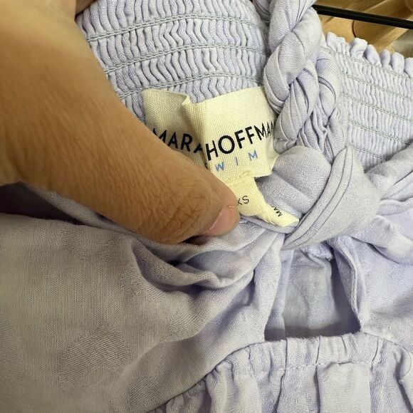 Mara Hoffman Swim Basilia Halter Maxi Dress Coverup in Lavender Sz XS - Picture 8 of 12